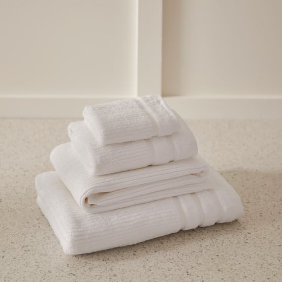 Flinders White Towel Range