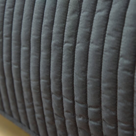 Fresh Coal Quilted Valance