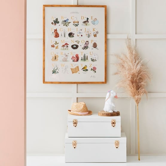 Fleur Harris Woodland ABC Chart