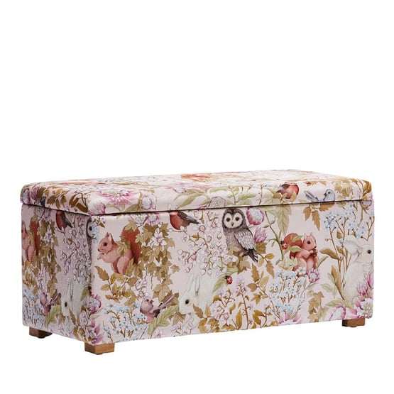 Fleur Harris Woodlands Pink Blanket Box