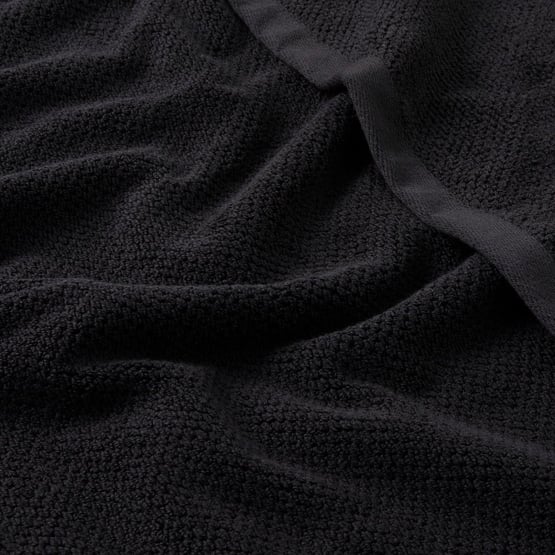 Comfort Collection Black Textured Towel Range