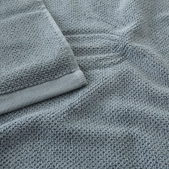 Comfort Collection Textured Sea Blue Towel Range