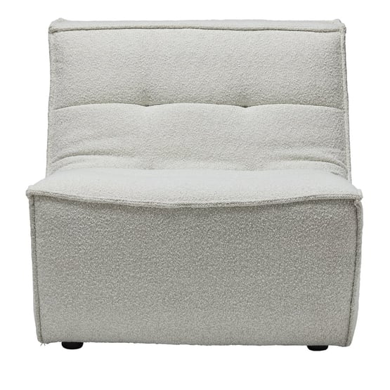 Otis Snow Boucle Lounge Chair 1 Seater