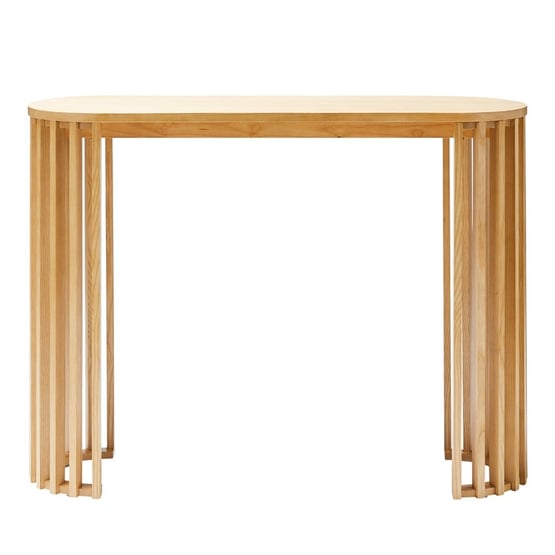 Slat Oak Console