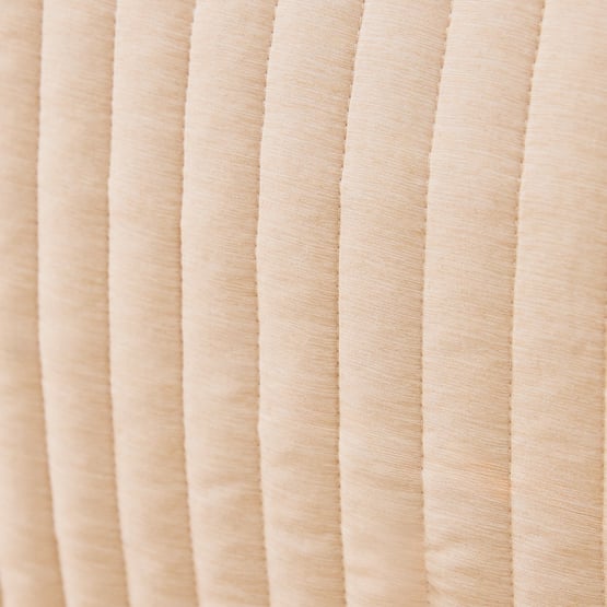 Fresh Natural Marle Quilted Valance 