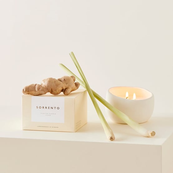 Sorrento Lemongrass & Ginger Candle 400g