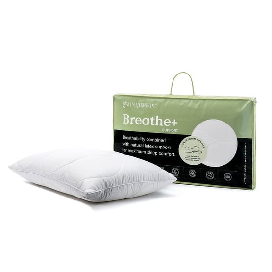 MiniJumbuk Breathe + Support Low/Medium - Standard Pillow