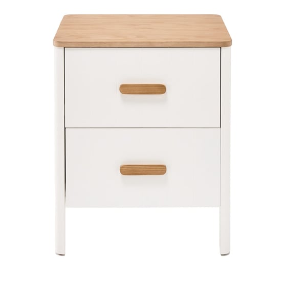 Harley White Bedside Table