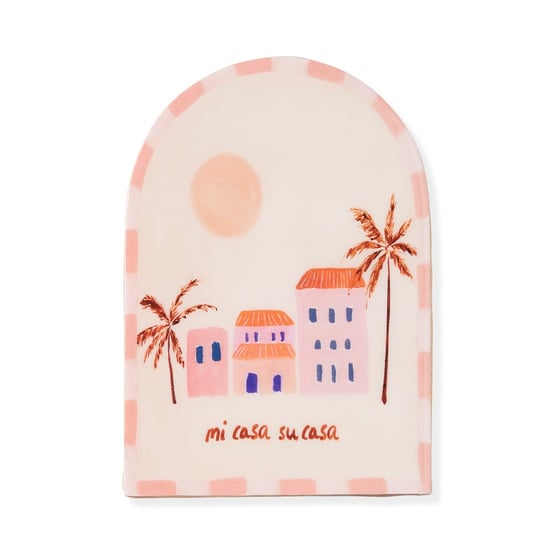 La Dolce Vita Mi Casa Su Casa Arch Timber Wall Art