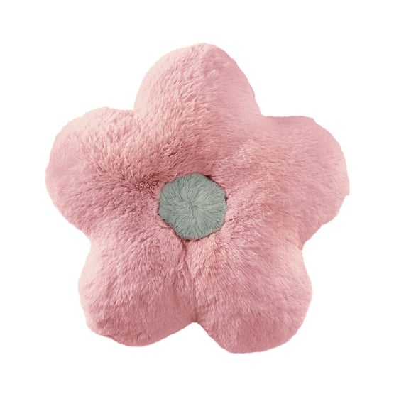 Frankie Multi Flower Faux Fur Shaped Cushion