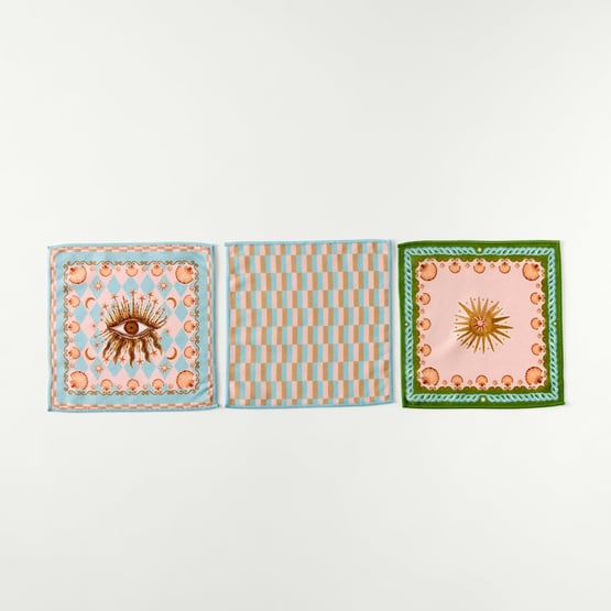 Adeline Buon Appetito Microfibre Washcloths Pack of 3