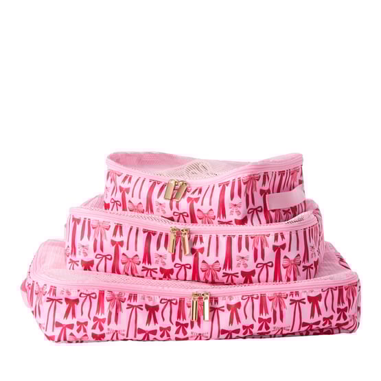 Bow Travel Storage Bags Set of 3