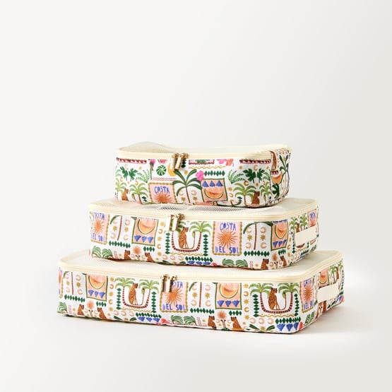 Costa Del Sol Travel Storage Bags Set of 3