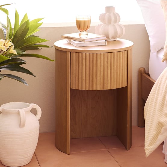 Georgia Oak Bedside Table