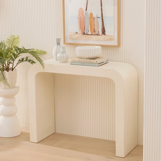 North Shore White Console