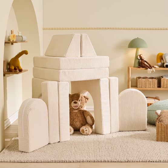 Cord Natural Play Sofa Set