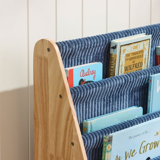 Kai Cord Blue Bookshelf