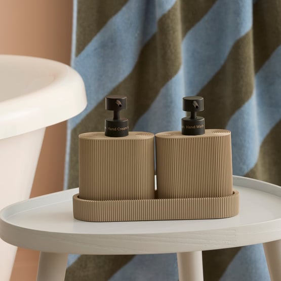 Mocha Twin Dispenser Set