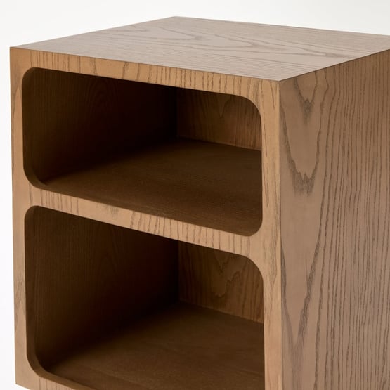 Cisco Walnut Bedside Table