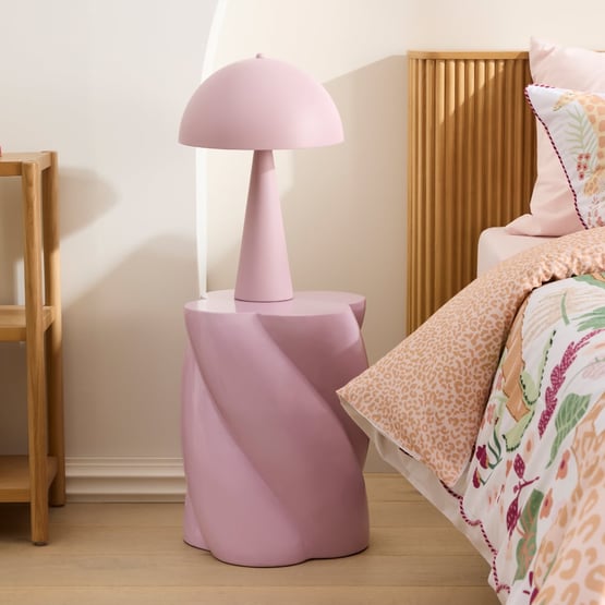 Tito Lilac Twisty Side Table