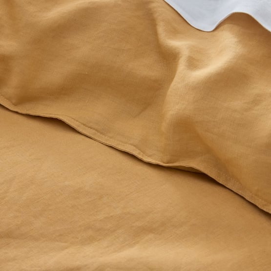 Vintage Washed Linen Wheat Quilt Cover Separates