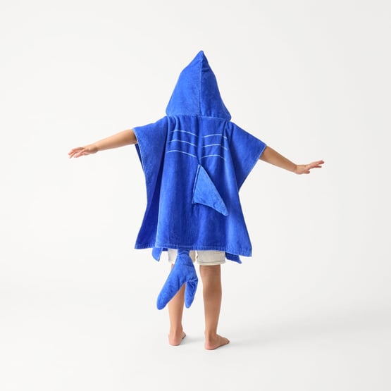 Kids Simon Shark Beach Hooded Towel