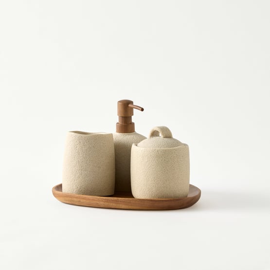 Naples Sand Bathroom Accessories