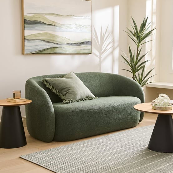 Kiel Sage Boucle 2.5 Seater Sofa
