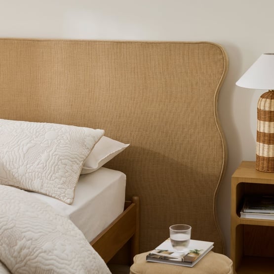 Della Sesame Wide Bedhead