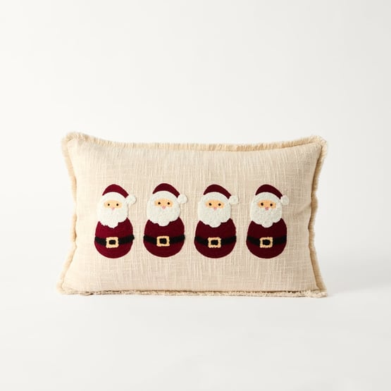 Red Santa Festive Cushion
