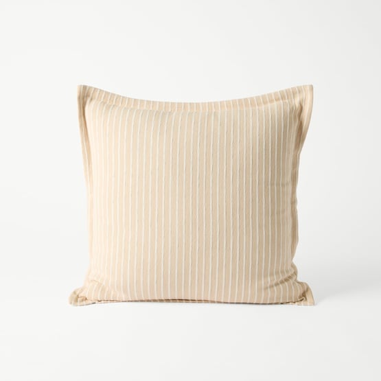 Raven Cream Stripe Cushion