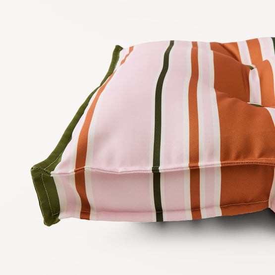 Hastings Stripe Outdoor Bench Seat Cushion