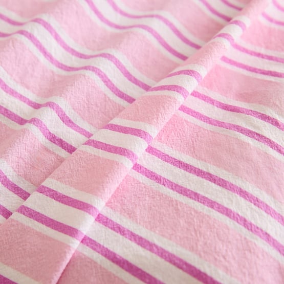 Pippa Pink Stripe Sheet Set