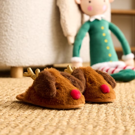 Christmas Dachshund Slippers