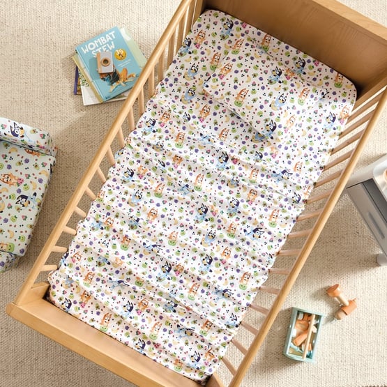 Bluey Fruity Fun Cot Sheet Set