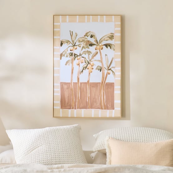 Dreamy Vacation Coconut Palms Canvas