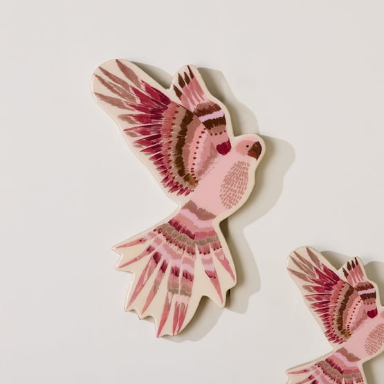 Sunlit Parrot Large Timber Wall Art